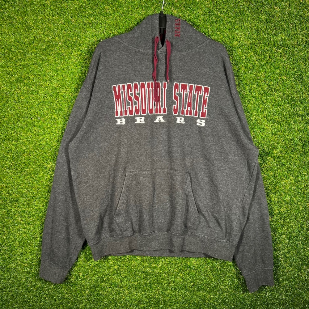 Stadium Athletics Missouri State Bears Hoodie XL Charcoal Gray Pullover